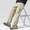 Sports Outdoor Workwear, Large Pocket, Trendy Tapered Ankle, Men's Casual Pants