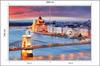 Photomural Bridge At Night  Washable Fleece 208x146