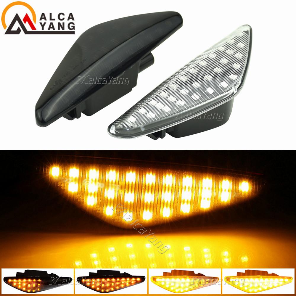 For BMW X3 F25 X5 E70 X6 E71 E72 2007-2019 Sequential Flashing LED Turn Signal Side Marker Lights