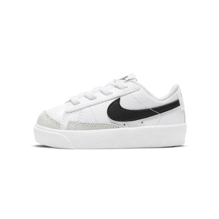 

Nike Blazer Synthetic Leather Low top Toddler Shoes White Black Infant And Toddler DA4076-101 21