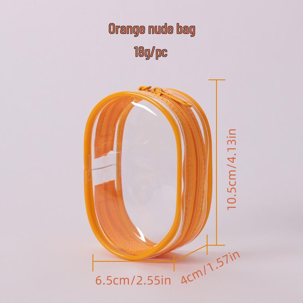10cm Transparent Dustproof PVC Blind Box Display Bag - Mini Cute Ins Style Stroller Bag with Pendant Holder