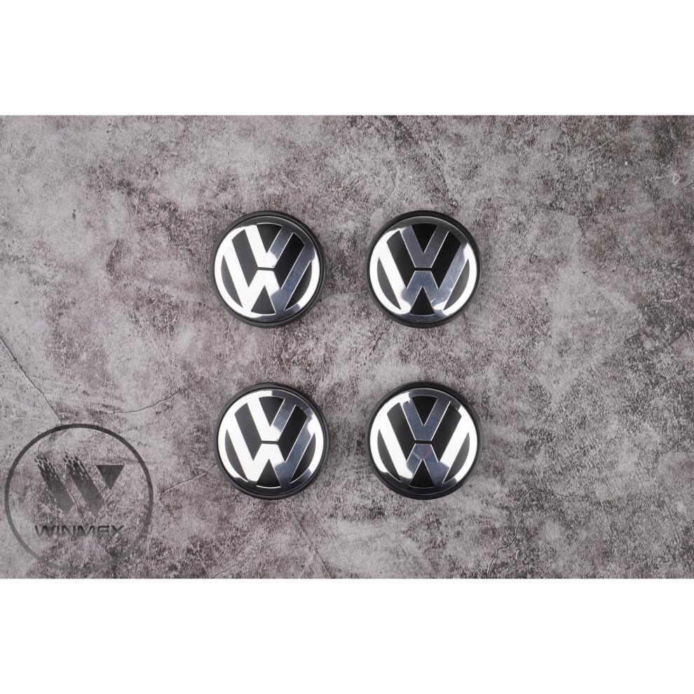 (VW 56mm) VW Wheel Centre Caps Fits Most Original VW Alloys