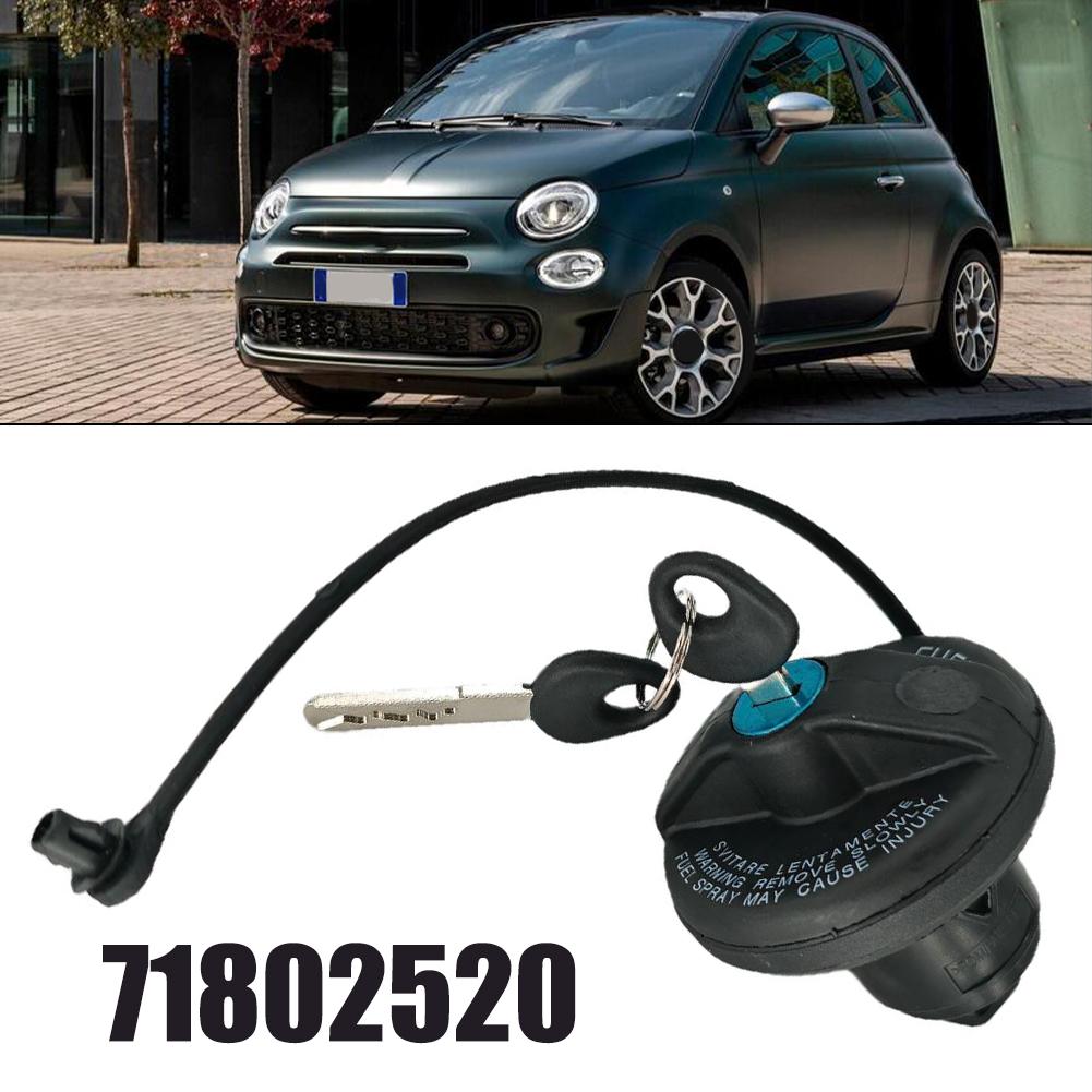 Secure Locking Fuel Tank Cap with 2 Keys for Fiat 500 Grande Punto For EVO Part Number 71802520 Replacement Fuel Port Cover China Mainland