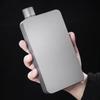 Pure Titanium Flask Square Hip Flask Lightweight Travel Flask
