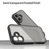 For iPhone 17 Case Drop Proof Airbags Frosted Translucent PC+TPU Phone Back Cover