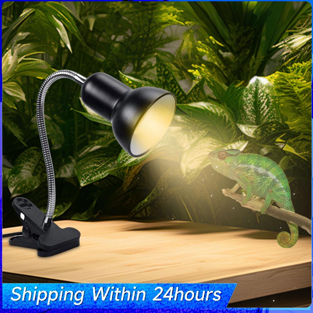Wärmelampe für Reptil Schildkröte Aquarium Tank Heizlampen Halter mit Klemme Amphibien Reptil Lichtständer für Schildkröte/Schlange/Eidechse