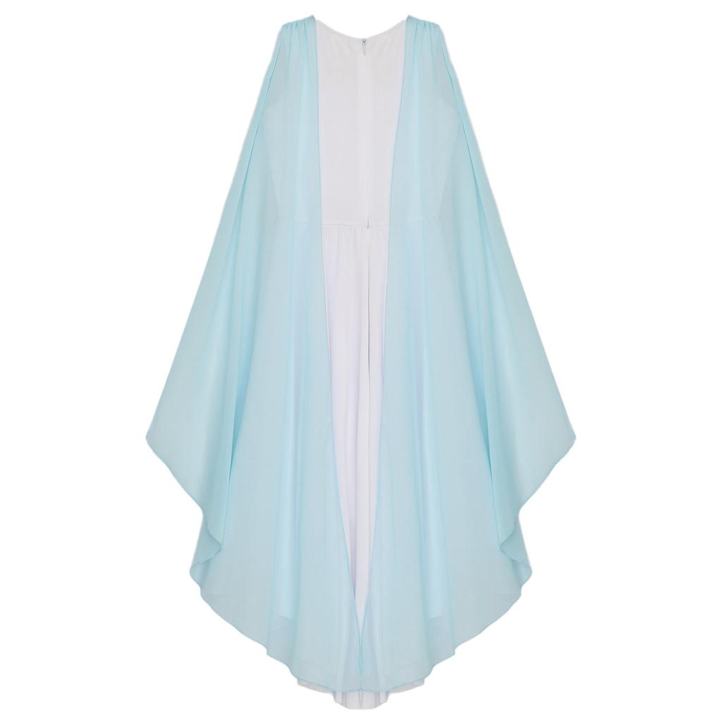 Všestranné starověké tóga šaty pro dívky: Jednodílný splývavý kostým, snadno upravitelný jako řecká, římská nebo egyptská princezna