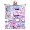 Needy Streamer Overload Plush Blanket Boy Girl Flannel Throw Blanket For Outdoor Warm Soft Custom Quality Bedspread Gift Idea