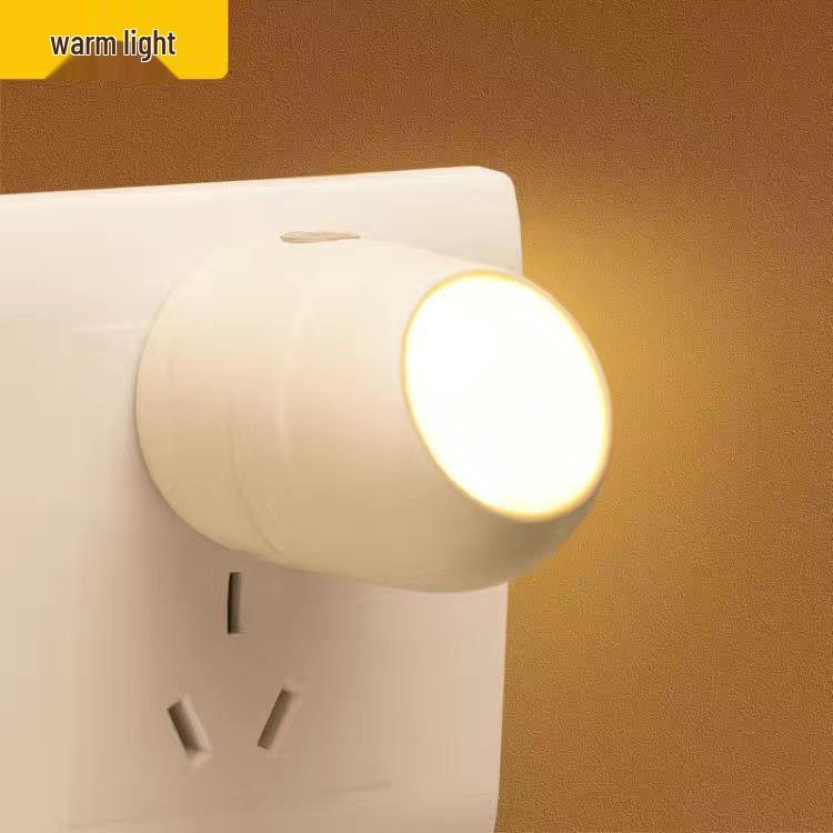 Energy-Saving Plug-In Night Light with Light-Sensing for Bedroom and Baby Feedings