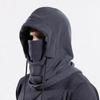 Winter Women and Men Outdoor Ear Protection Warm Thick Plush Wool Hat Female Soft One-Piece Cap Scarf Ladies Fashion Prevent Cold Wind