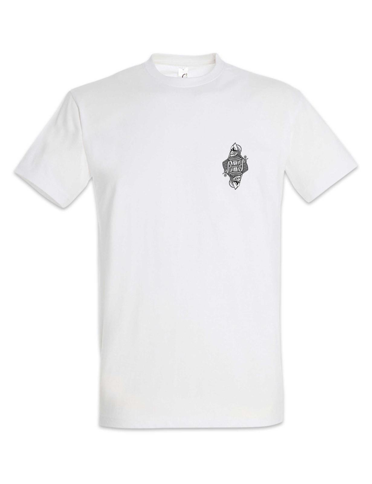 Футболка Королева Черепов Мужская Женская Футболки Топ Тату Олдскул Покер Классика Ньюскул Черно-Белый M