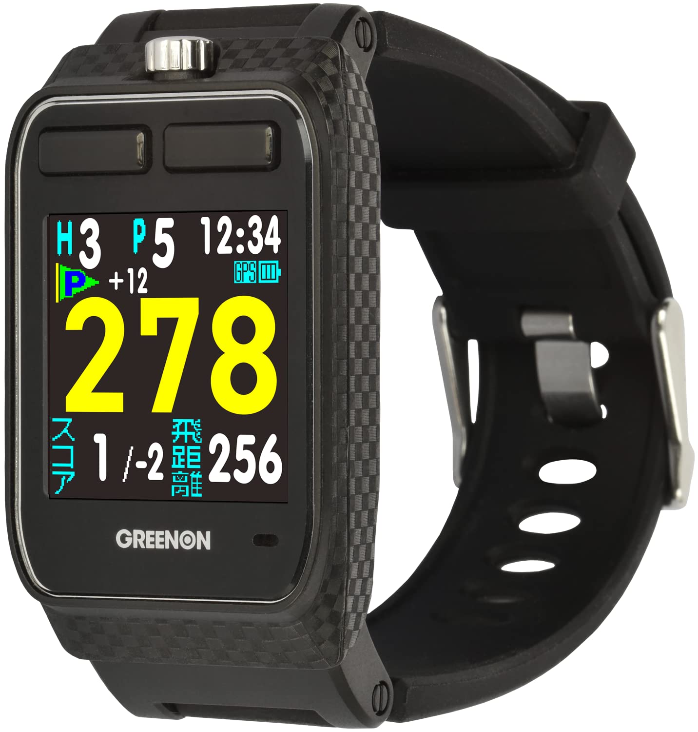 

GreenOn The Golf Watch Zeal L1S Легкий Гольф THE GOLF WATCH Черный (Совместимость с Michibiki) Смотри, РВЕНИЕ, чёрный