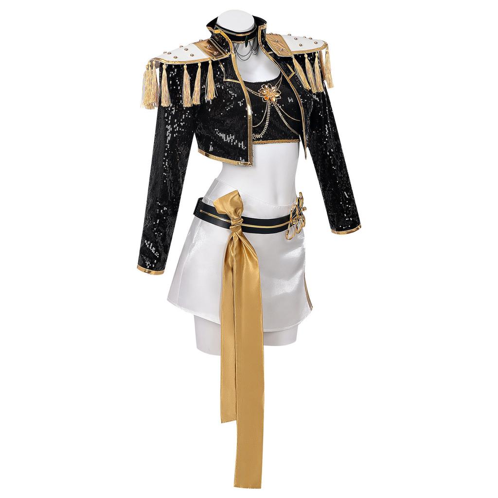 Nová korejská dívčí skupina K-Pop Lovci démonů Cos Shaka Chlapec Démonický chlapec Skupina Cosplay Anime