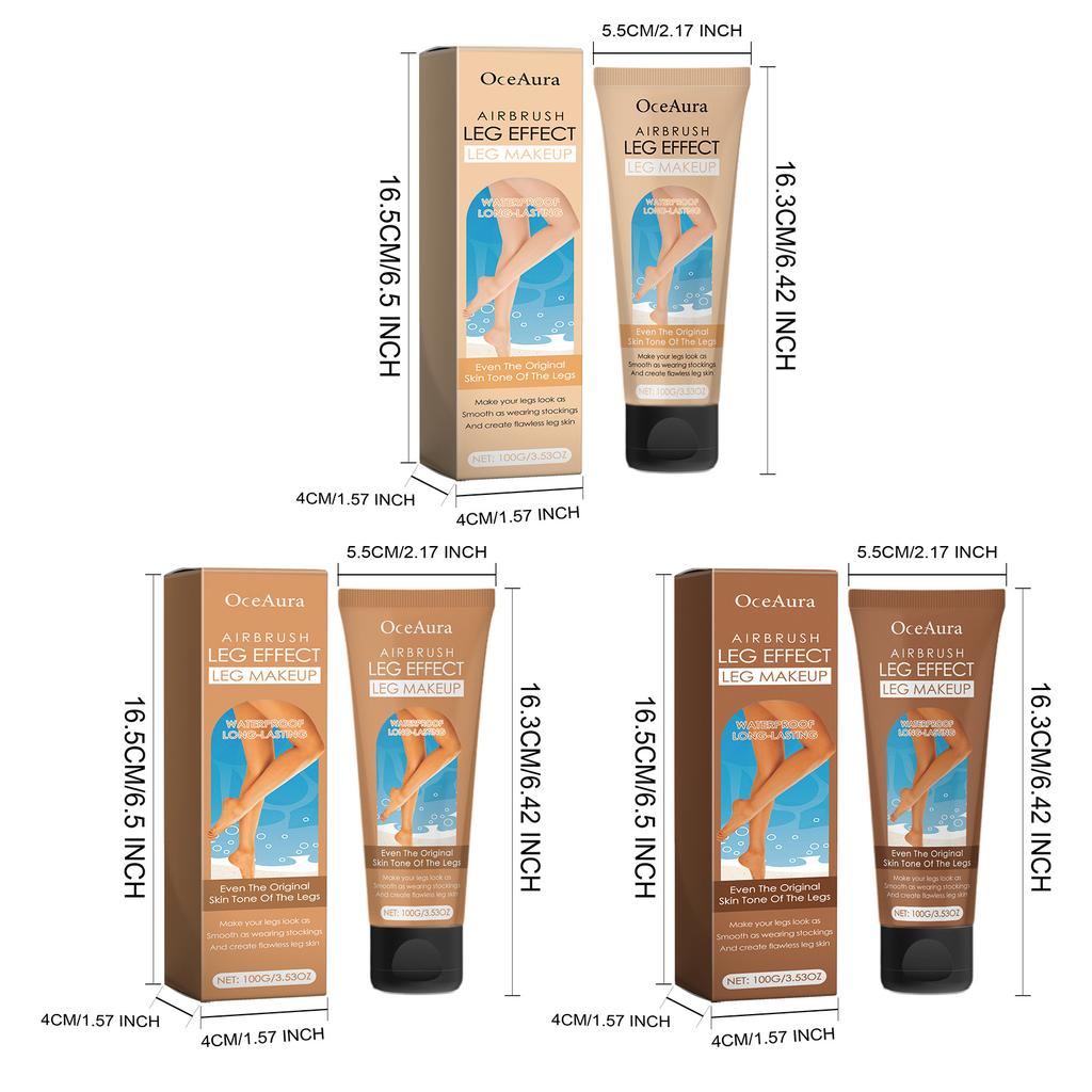 100g Leg Darkening Lotion, Moisturizing Liquid Body Foundation Fake Lotion, Even Skin Tanning Tone Care Tan Cream