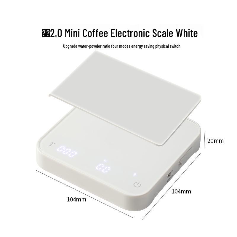 Mini Smart Electronic Coffee Scale with Timer for Precise Weighing