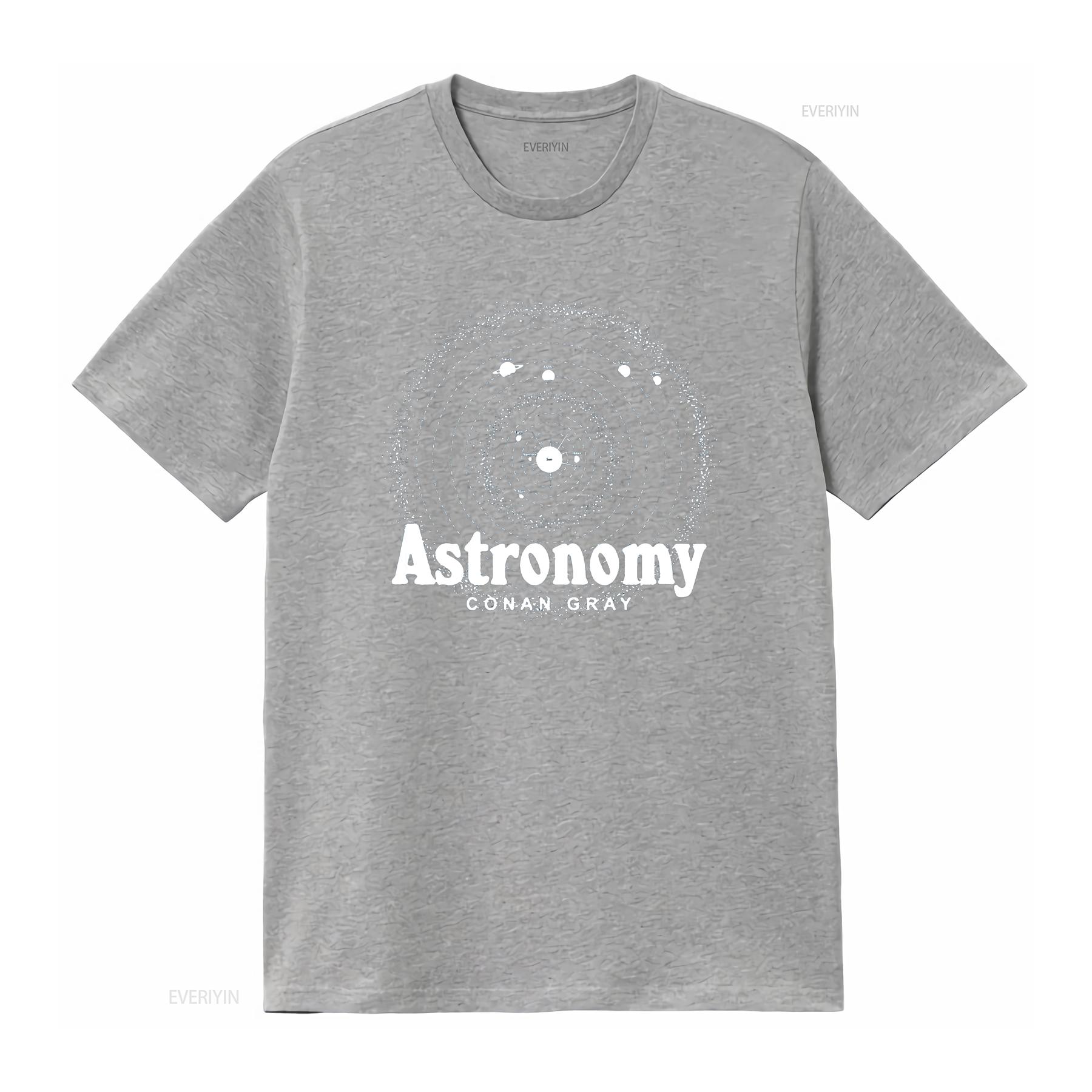 

Official Conan Gray Astronomy T Shirt vintage Washed designer clothes fashion Breathable Stylish streetwear homme Unisex S
