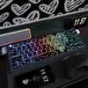 Keycaps traslucidi con stampa laterale 64/74 tasti Love Circuit Profilo Originale Sublimazione Keycap retroilluminato per tastiere meccaniche