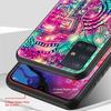 Mandala Sunflower Mandala Fall für Samsung Galaxy A51 A12 A21s A71 A52 A31 A32 A02s A72 A11 A41 A22 A01 Schwarz weiche Telefon Abdeckung