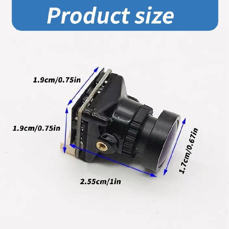 2000TVL FPV Camera DC5-36V Screen Ratio 19x19mm for FPV Racing Drones Quadcopter Model