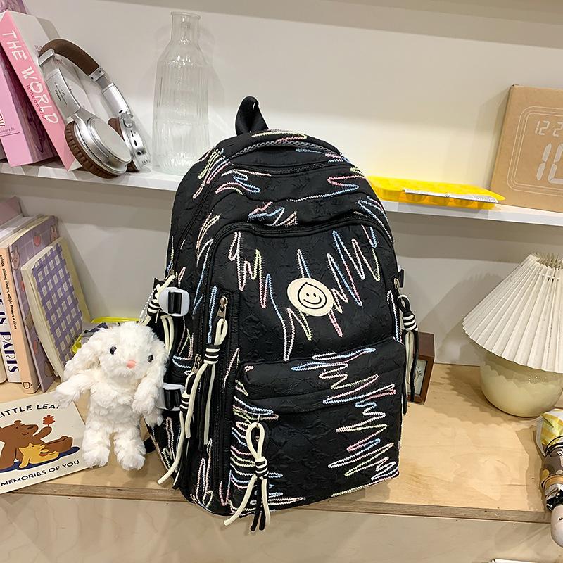 Korean Version of The Sen Series Large Capacity Backpack High School Students Fashionable Lightweight Backpack