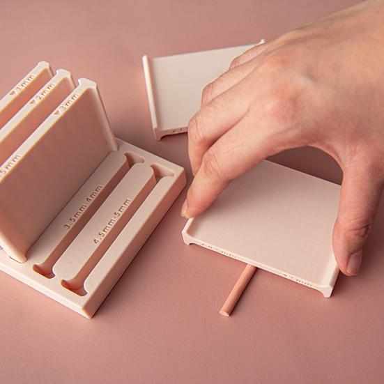 Polymer Clay Roller Tool Set Thickness Clay Rolling Guide Making Smooth Clay Crafting Tool for Jewelry Pottery Crafting
