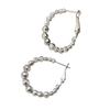 Fashion Circle Earrings Niche Light Luxury Simple High-end Temperament Trendy Gift Elegant Lady's Classic Accessories