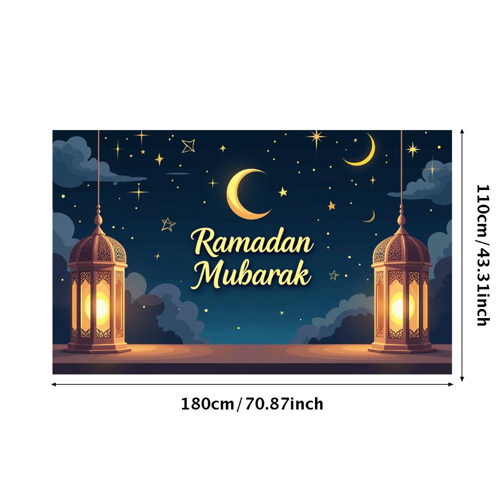 Festival Decoration Easy-to-Hang Star Backdrop Lantern Background Decorative Festive Wall Decor For Home Decor