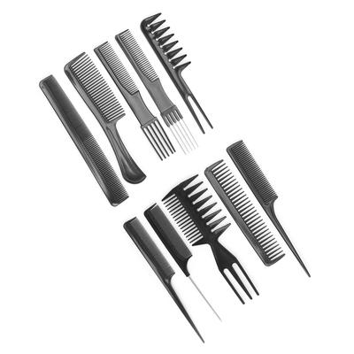 10-teiliges professionelles Haar-Styling-Kamm-Set, Salon-Friseurkämme-Set, Friseur-Kamm-Set