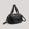 Retro Zip Motorcycle Tote Bag With Urban Style For Daily Use