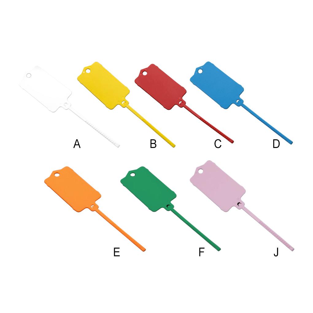 100x Tag Key Tags Durable And Reliable Reusable Plastic Straps For Various Uses Ties Key Tags