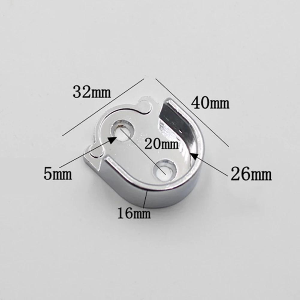 Bracket 2 Shower Curtain Rod Bracket Installing Clothes Pole Material Made Of Zinc Alloy Sturdy Enough Brand New