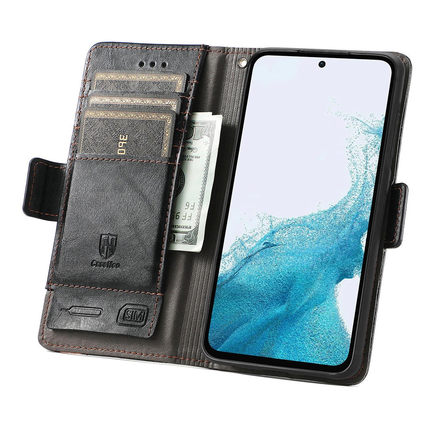 

For Samsung Galaxy A36 5G Phone Cases CASENEO PU Leather Cover Stand with RFID Blocking Wallet Red