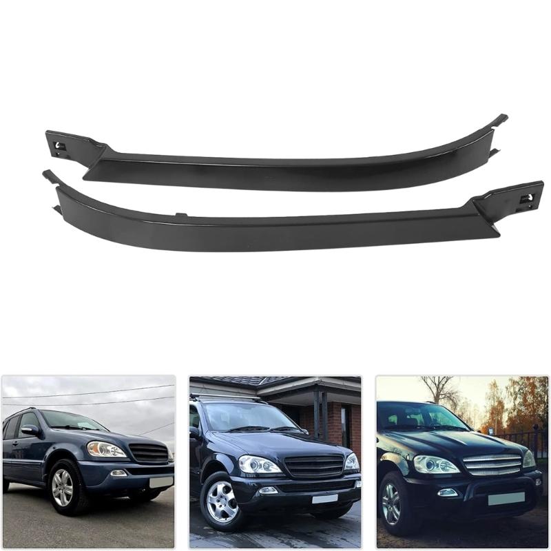 2 buc. benzi de ornamente pentru faruri de mașină, ornamente inferioare pentru panou de umplere pentru ML320 ML350 ML430 ML500 accesoriu auto 1638260177 1638260277