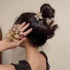 Charming & Durable Acrylic Flower Hair Tie: High-Elasticity Rubber Band for Women, Trendy Hair Accessory