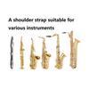 Miwayer Saxophone Neck Strap Breathable Premium Leather with Ergonomic Design:  Shoulder Support for Saxophones