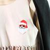 Blucome Lovely Acrylic Santa Claus Brooches Pins For Children Women Handmade Christmas Party Gifts Brooch Hats Dress Accessory