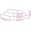 Planting Box White 80x80x27 Cm Solid Pine Wood
