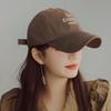 Spring New Letter Rabbit Cap Female Trend Brand Brown Hat Face Small Baseball Cap