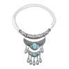 Exaggerated Retro Metal Necklace Fringed Necklace Jewelry Foreign Trade Jewelry Alloy Collarbone Chain