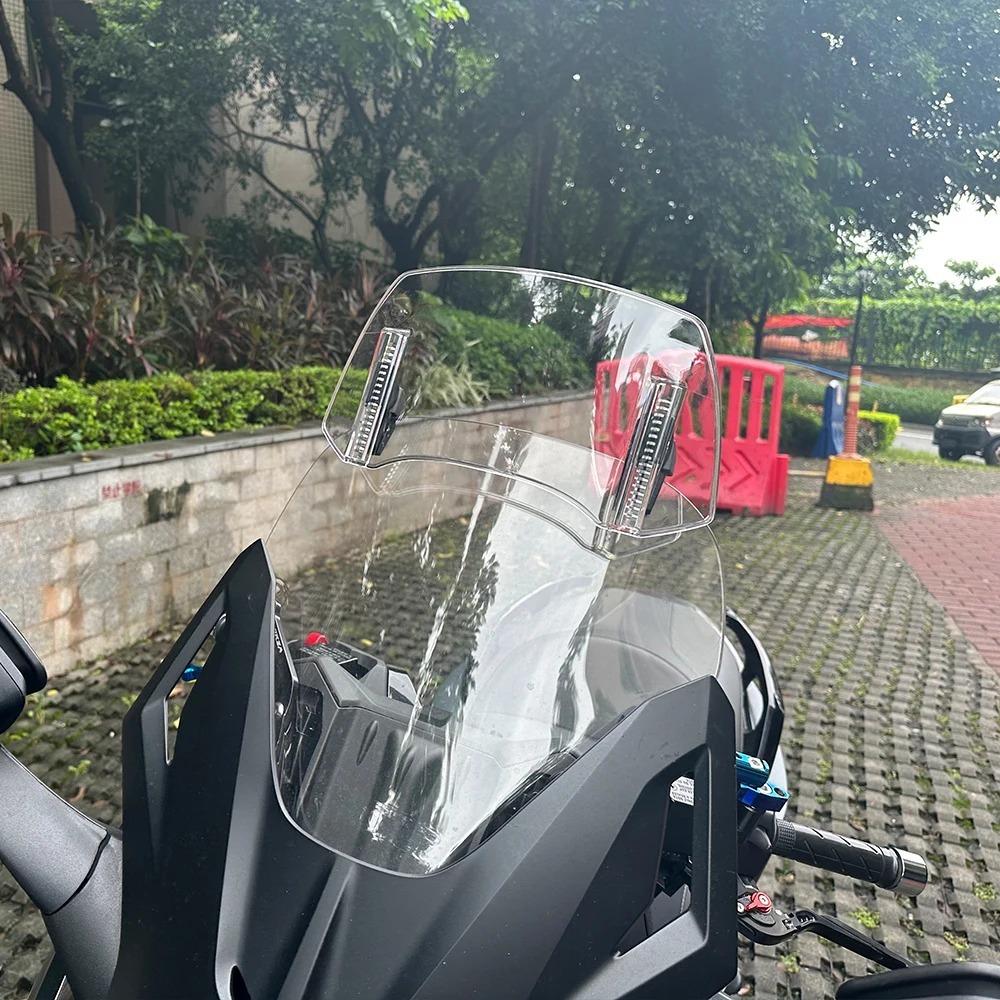 Clamp-On Extension Windscreen  For Honda Africa Twin XRV 650 XRV750T XRV650 CRF1000L XRV750