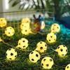 10/20 LEDs Dekoration Fußball Lichterkette Batterie USB LED Fußball String Girlande Dekoration Schlafzimmer Home Thema Party Weihnachten YSXX