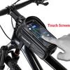 Waterproof Bicycle Front Frame Bag - Touch Screen Phone Pouch For Cycling, Road & Mountain Bike Accessories