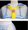 Re:Zero Rem Cosplay Sailor Suit Swimsuit Set