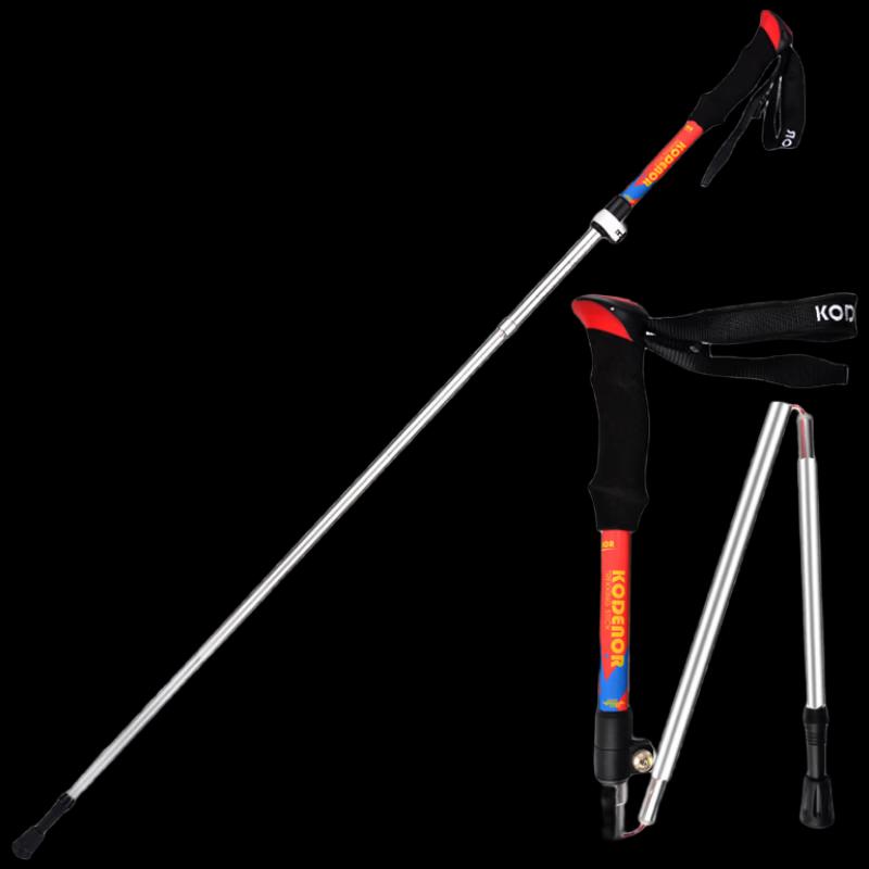 KODENOR Freedom Light 2 Aluminum 5-Section Folding Trekking Pole