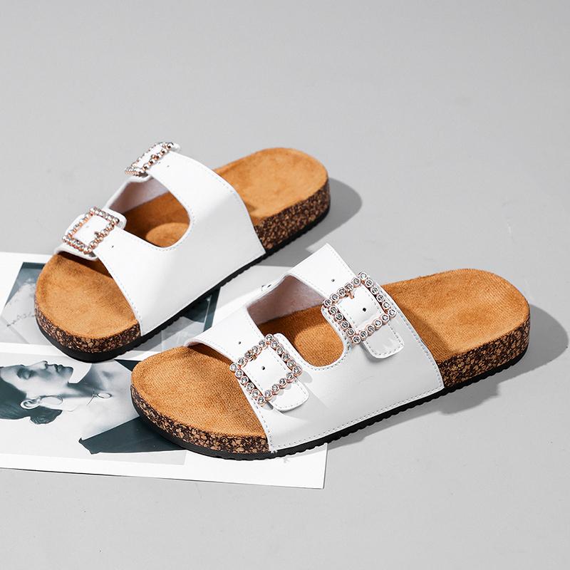 Fashion Women's Fashion Slippers Thick-Soled Wear-Resistant Waterproof Anti-Slip Soft-Soled Comfortable Casual Beach Sandals