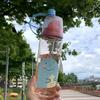 Cartoon Sports Water Cups Transparent Fitness Drinking Cups Creative Plastic Water Bottles  Travel