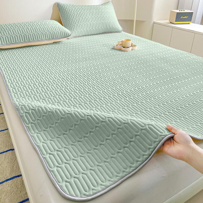 

Однотонный чехол для матраса, простое роскошное латексное покрывало для спальни, односпальная/двуспальная/размера «king-size»/«queen-size», защитное покрытие для кровати 120x200cm светло-зеленый