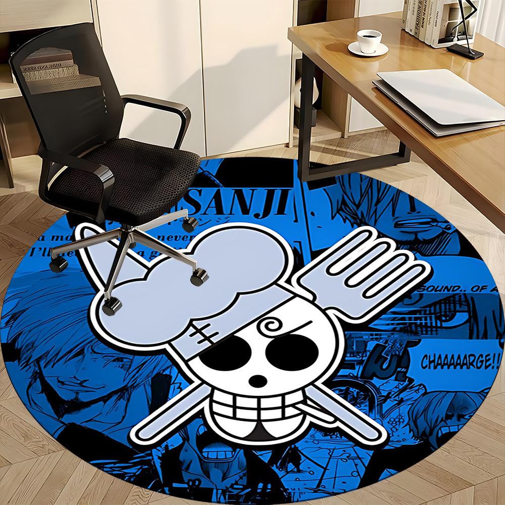 1pc Straw Hat Office Round Area Rug, Under Office Chairs Bedroom Living Room Home Decor  A1022139
