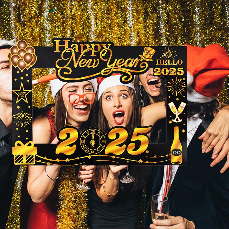 2025 Număr de coroană Baloane din folie Decorație de petrecere pentru ajunul Anului Nou Fericit Accesorii pentru cabină foto Accesorii de Crăciun Decor pentru casă Navidad 2024