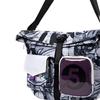 New LiNing Polyester Sling Bag, Crossbody Bag Regular Unisex Black White Pattern ABDR118-2000